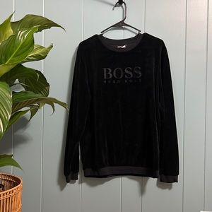 HUGO BOSS Velour Sweatshirt
